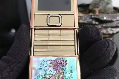 Nokia 8800E Rose Gold khảm thuyền buồn cá chép