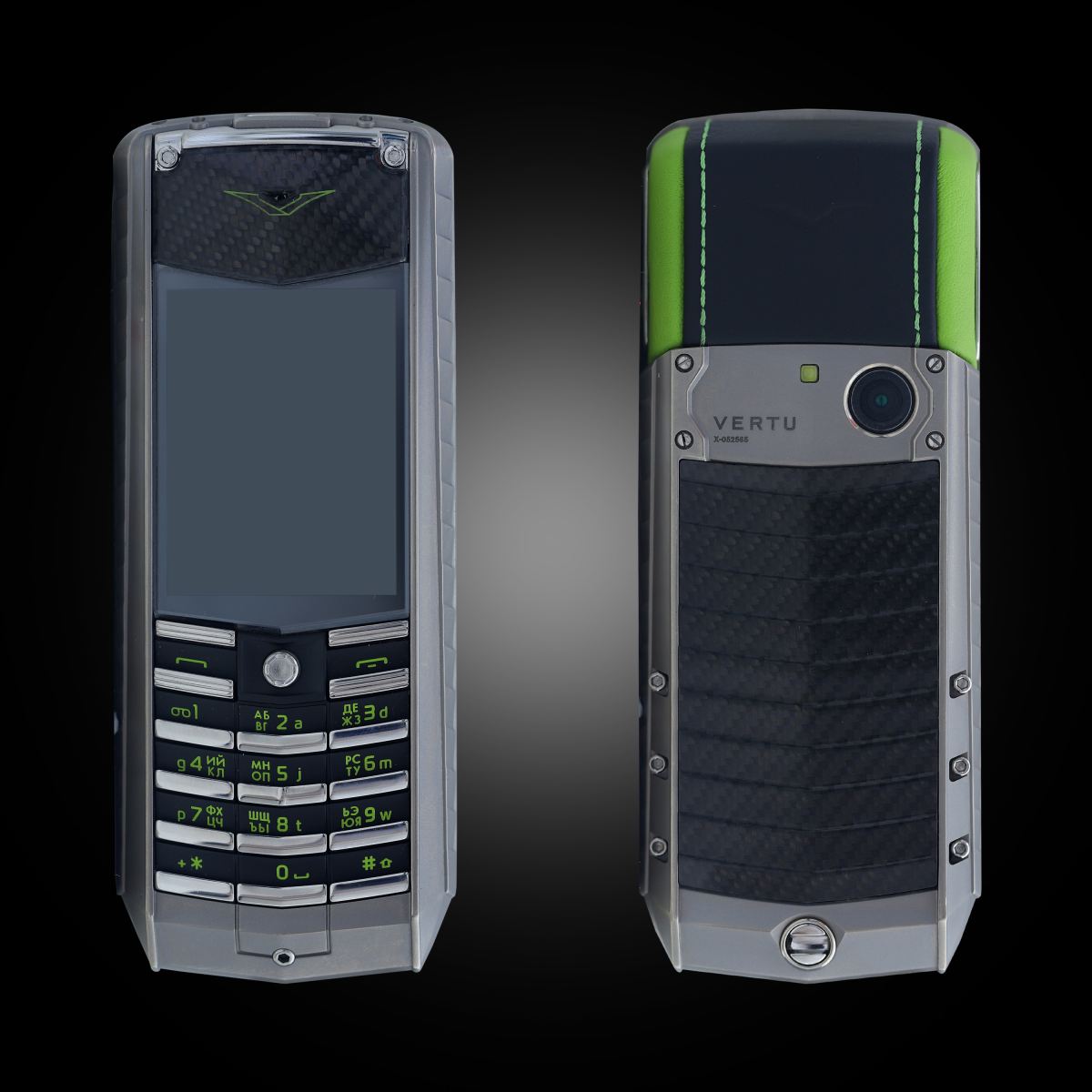 Vertu Ascent X Carbon Green
