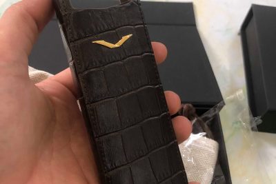 Bao da Vertu Signature S Da Cá Sấu Xịn