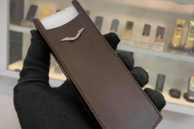 Bao da Vertu Signature S chất liệu Da Bò Xịn