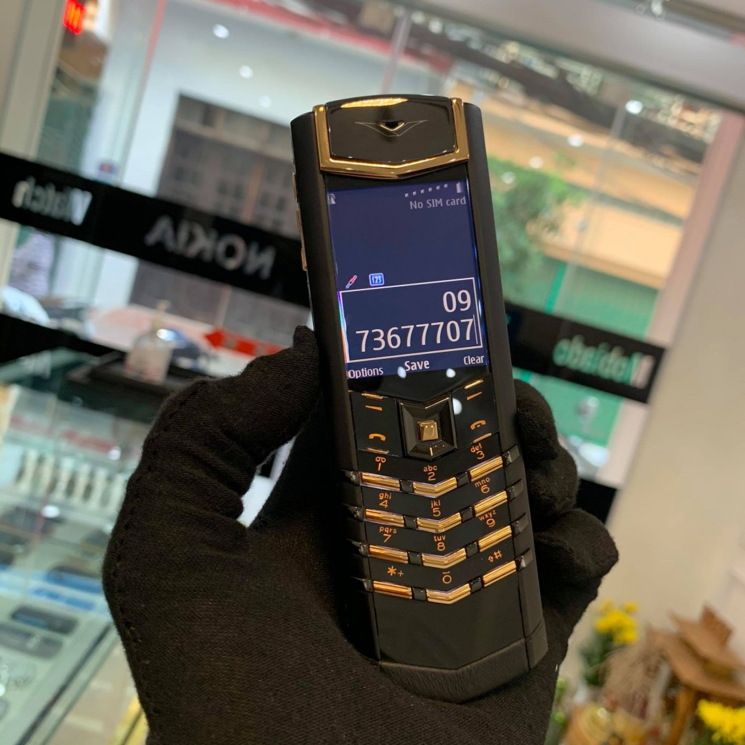 Vertu Signature S Black Gold Chính Hãng Độ Vỏ